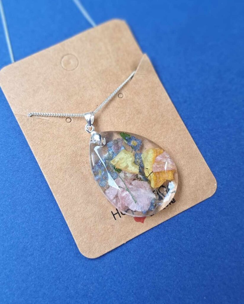 resin necklace